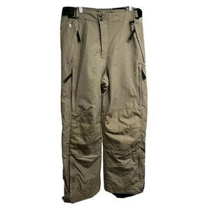 Black Dot Boardwear Beige Snowboard Ski Pants Small Waterproof Insulated Pockets